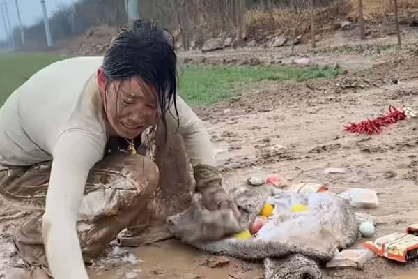 梦见摔倒在泥巴里是什么意思