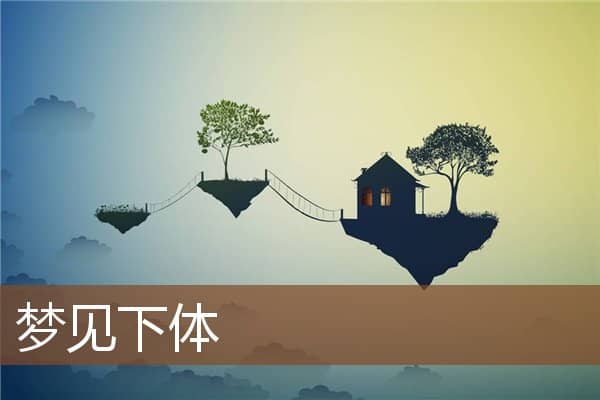梦见下体是什么意思